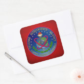 [500] Seal Intelligence Agency (DIA) Vierkante Sticker (Envelop)
