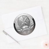 [500] SOWT Badge [CREST] Ronde Sticker (Envelop)