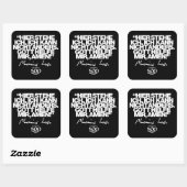 500e Jubileum Reformatie Luther Quote Sticker (Vel)