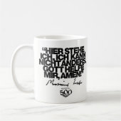 500th Tasse de citation de Luther de réforme (Gauche)
