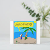 501 cartoon van de kabelgootsteen briefkaart (Staand voorkant)