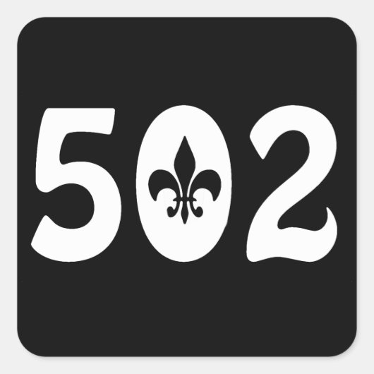 502 VIERKANTE STICKER (Voorkant)