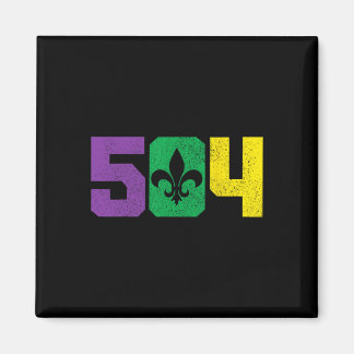 504 Area Code Pride Nola New Orleans Louisiana Mar Magneet