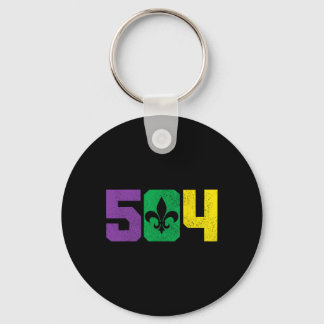 504 Area Code Pride Nola New Orleans Louisiana Mar Sleutelhanger