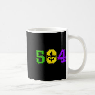 504 Mardi Gras New Orleans Louisiana Carnaval Mann Koffiemok