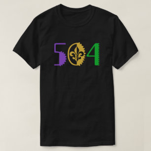 504 Mardi Gras New Orleans Louisiana La State T-shirt