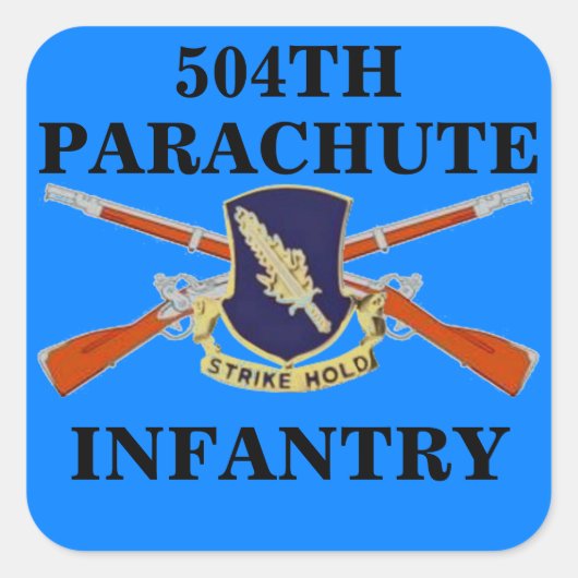 504E PARACHUTE INFANTERIE STICKERS (Voorkant)