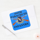 504E STICKERS D'INFANTERIE PARACHUTE (Enveloppe)