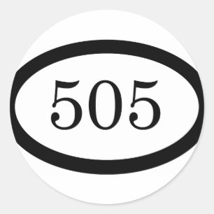 505 de Infanterie van het valscherm Ronde Sticker