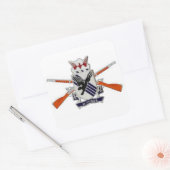 505E INFANTERIE DUI CROSSED RIFLES STICKERS (Enveloppe)