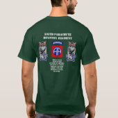 505e parachute infanterie t-shirt (Achterkant)