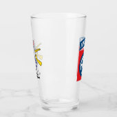 505e PIR 82e division aéroportée Verre de bière (Gauche)