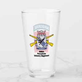 505e PIR 82e luchtverkeersdivisie Beer Glass Glas
