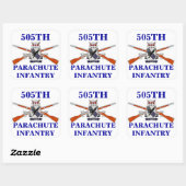 505E STICKERS D'INFANTERIE PARACHUTE (Feuille)