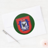 505th Infantry Regiment - 1st Battalion flash Ronde Sticker (Envelop)