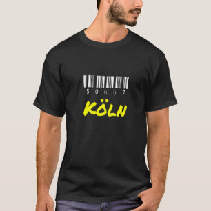 50667 Barcode Keulen met postcode uit Keulen C T-shirt