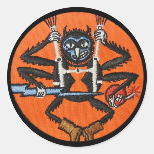 507th PIR Ronde Sticker (Voorkant)