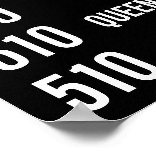 509 HARBOURFRONT/510 SPADINA Replica TTC Rollbord Poster (Hoek)