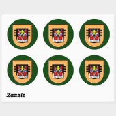 509th Infantry Regiment - 3D Bataljon Flash Ronde Sticker (Vel)