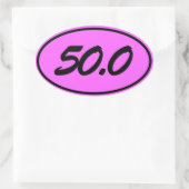 50.0 OVALE STICKER (Tas)