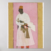 50.14/8 Portret van Malik Amber, in Deva ingeslote Poster (Voorkant)