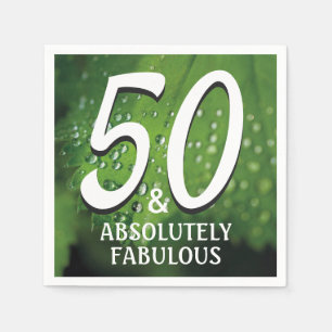 50   Absoluut fantastisch   groene partij napkins Servet