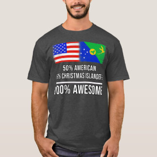 50 Amerikaanse 50 Christmas Islanders 100 Geweldig T-shirt