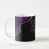 50 and Fabulous 50th Birthday Agate Mug (Gauche)