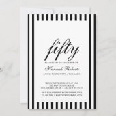 50 and Fabulous | 50th Birthday Party Invitation (Devant)