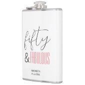 50 and Fabulous Custom 50th Birthday Modern Script Heupfles (Links)