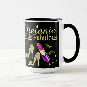 50 AND FABULOUS GOLD DIVA GEPERSONALISEERDE MOK