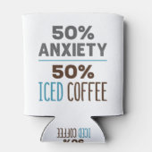 50% angst 50% gehakt koffie blikjeskoeler (Achterkant)