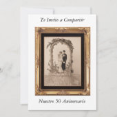 50 aniversario de Bodas Kaart (Voorkant)