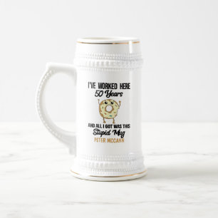 50 Anniversaire de travail Appréciation cadeau Mug