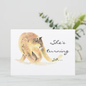 50 Anniversaire Invitation Cougar Humour personnal (Debout devant)