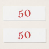 50 ans (Devant & derrière)