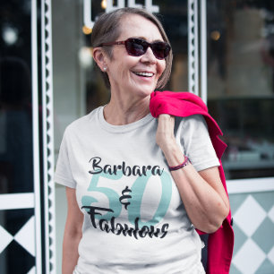 50 ans et Fabuleux Fête d'anniversaire personnalis