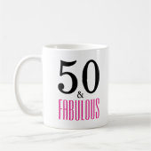 50 ans et fabuleux Mug (Gauche)