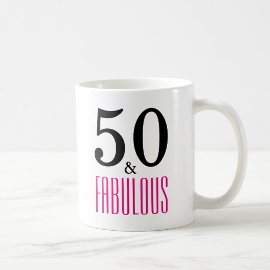 50 ans et fabuleux Mug (Droite)