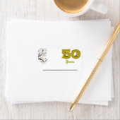 50 ans nom étiquette (En situation)