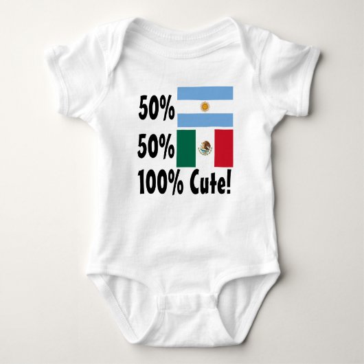 50% Argentinië 50% Mexicaan 100% Cute Romper (Voorkant)