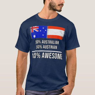 50 Australische 50 Oostenrijkse 100 Geweldige Gift T-shirt