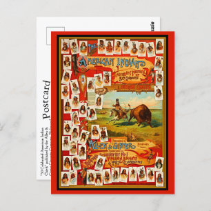  50 beroemde Indische Indische Chiefs Briefkaart