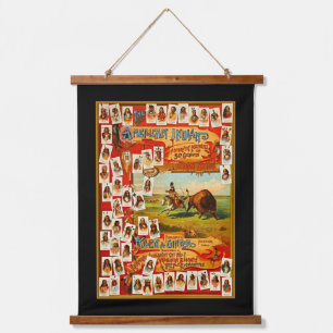 50 beroemde Indische Indische Chiefs Hangend Wandkleed