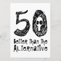 50 beter dan een alternatieve 50e Funny Birthday v