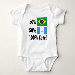 50% Braziliaan 50% Guatemala 100% klap Romper