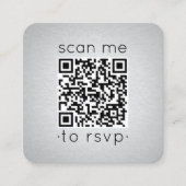 50 Cartes de réponse QR Code avec Enclosure en feu (Devant)