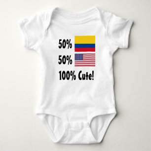 50% Colombiaan 50% Amerikaan 100% Cute Romper