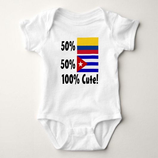 50% Colombiaan 50% Cubaan 100% Cute Romper (Voorkant)