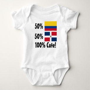 50% Colombiaan 50% Dominicaanse 100% Cute Romper